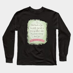 I have leaned on You, Jesus - Christian T-Shirt, Hoodie and Gifts Long Sleeve T-Shirt